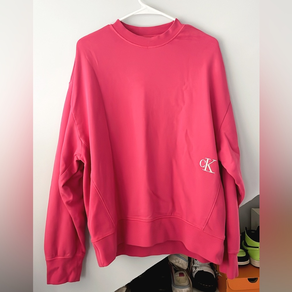 Calvin Klein pink sweatshirt